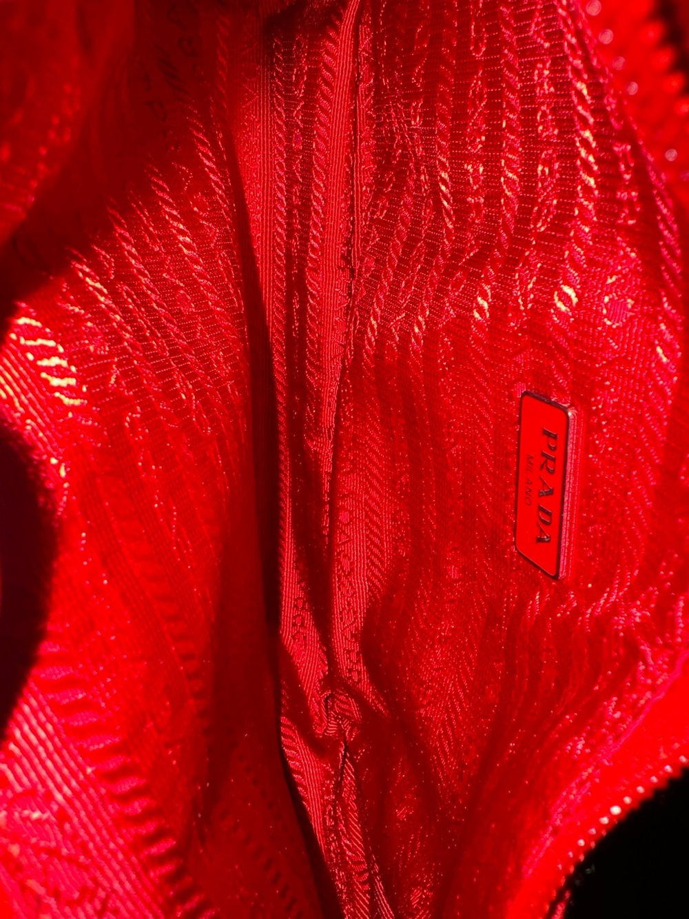 Prada Nylon Bag - Red - Picture 4 of 5